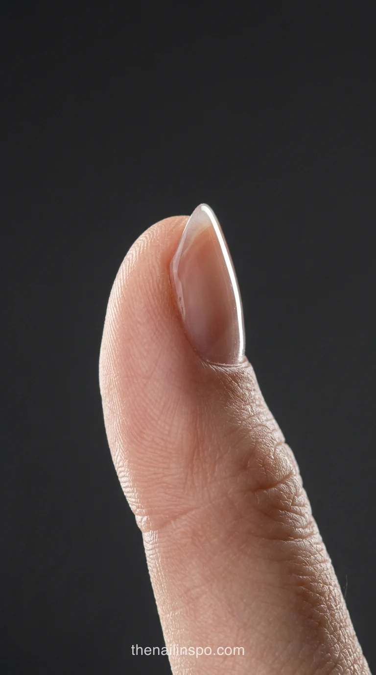 Apex Placement Short Nail Side Profile