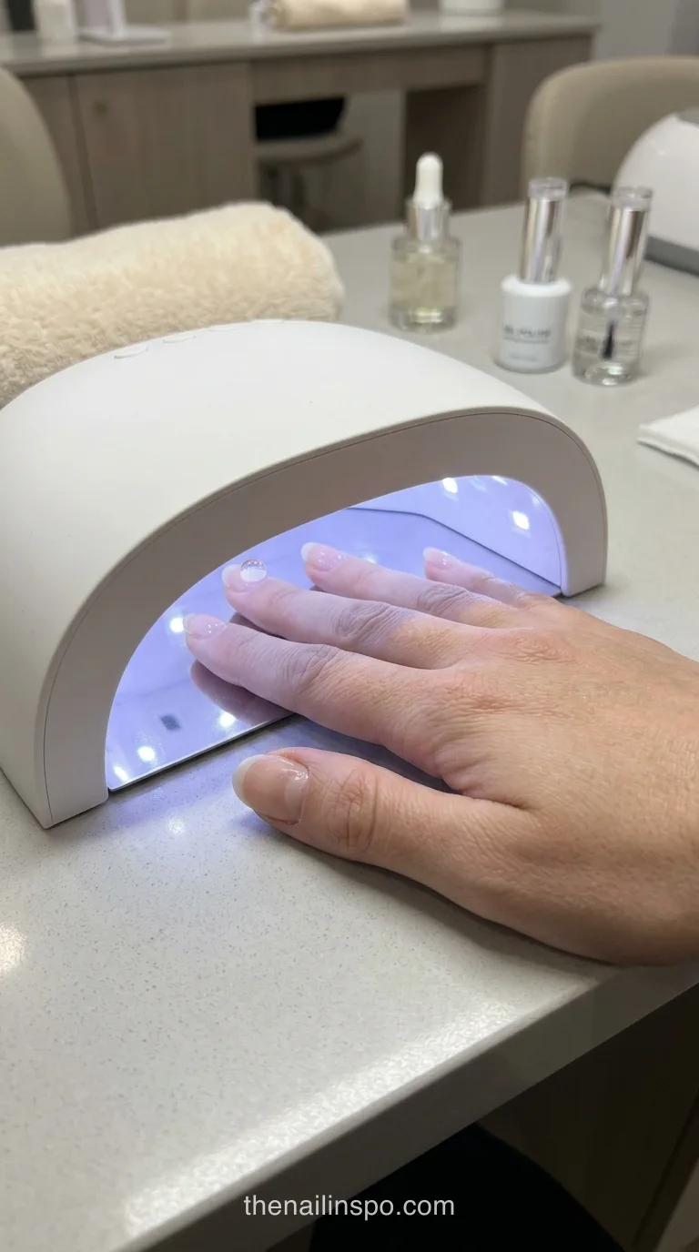Builder Gel Lamp Position