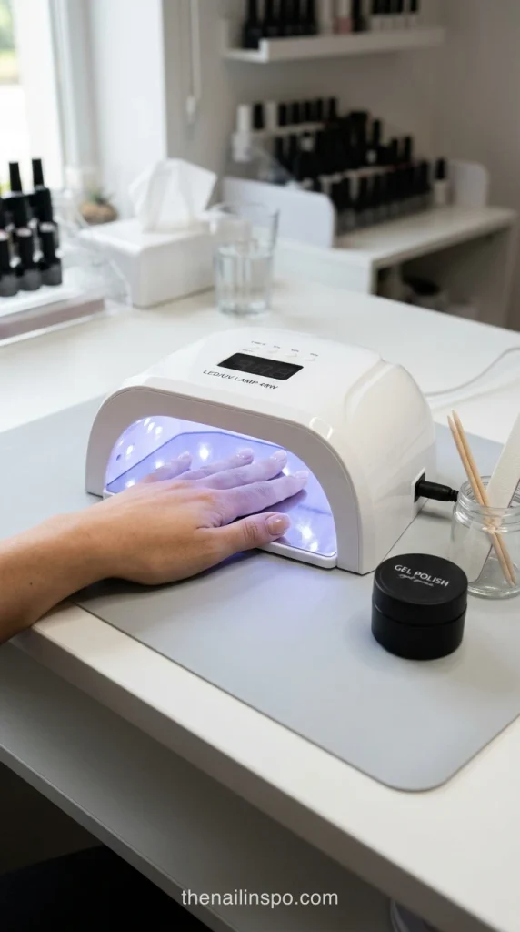 Gel Curing Compatible Lamp