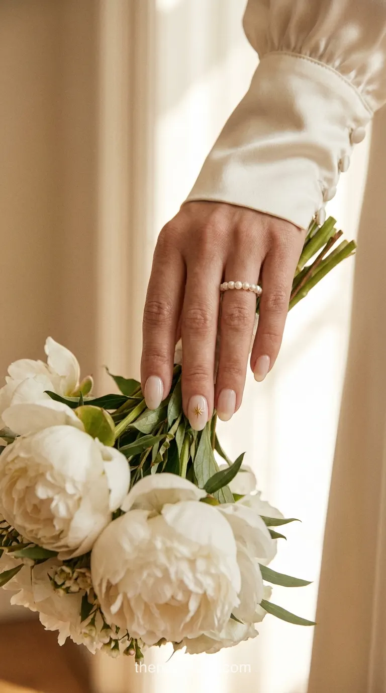 Jewish Star Accent Nail Bridal